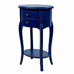 Синяя тумба на фигурных ножках Shelby варинант исполнения - 2 | Loft Concept в Волгограде