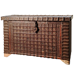 Большой Этнический сундук с металлическим декором  варинант исполнения - 3 | Loft Concept в Волгограде