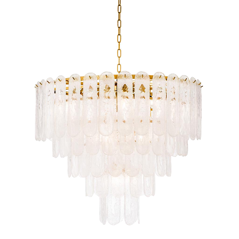 Люстра Chandelier Riveria Золотой Прозрачный Люстра Chandelier Riveria Золотой Прозрачный в Волгограде | Loft Concept