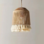 Люстра круглая плетеная с кисточками Small Solar Glow варинант исполнения - 3 | Loft Concept в Волгограде