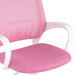 Офисное кресло с основанием из белого пластика Desk chairs Pink варинант исполнения - 6 | Loft Concept в Волгограде