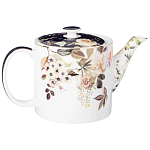 Чайный сервиз из фарфора с цветочным принтом на 6 персон 14 предметов Garden Whisper Porcelain Set  варинант исполнения - 1 | Loft Concept в Волгограде