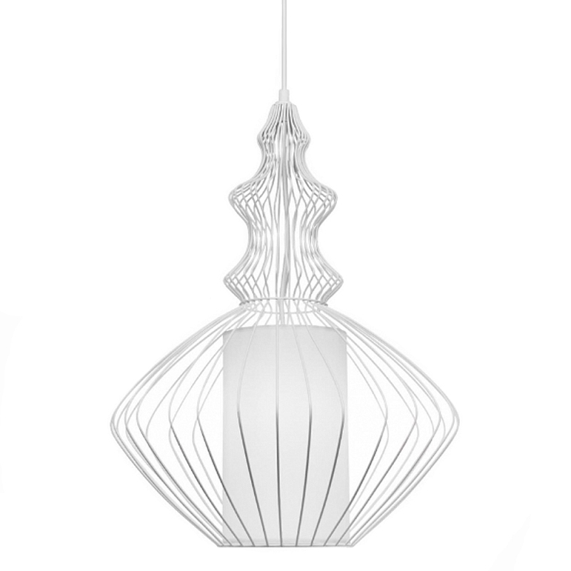 Подвесной светильник Wire Dream Pendant 2 Белый Белый Подвесной светильник Wire Dream Pendant 2 Белый Белый в Волгограде | Loft Concept