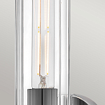 Бра для ванных комнат с прозрачным цилиндрическим плафоном на круглом основании Hinkley варинант исполнения - 10 | Loft Concept в Волгограде