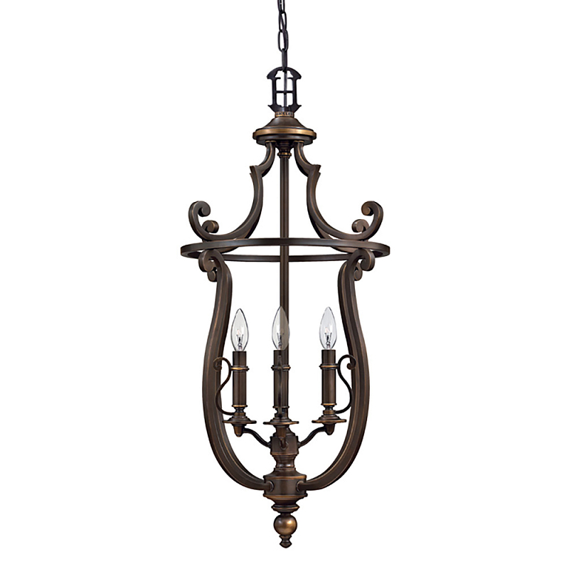 Люстра подвесная бронзового цвета в классическом стиле Hinkley Бронза в Волгограде | Loft Concept 