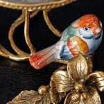 Чаша на ножке из стекла с бронзовыми элементами Bronze Branch варинант исполнения - 2 | Loft Concept в Волгограде