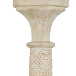 Люстра из дерева в форме подсвечника Coastal Aesthetics варинант исполнения - 2 | Loft Concept в Волгограде