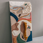 Тканый вручную текстильный гобелен Orchid варинант исполнения - 2 | Loft Concept в Волгограде