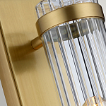 Бра вертикальное с рифленым стеклянным плафоном и прямоугольным основанием Quintiesse варинант исполнения - 4 | Loft Concept в Волгограде