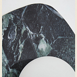 Бра с каменным основанием и плафоном из стекла Amazon Green Shaw Marble Lighting варинант исполнения - 1 | Loft Concept в Волгограде