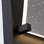 Настенный фонарь уличный прямоугольный черного цвета со стеклом с пузырьками Eurofase варинант исполнения - 3 | Loft Concept в Волгограде