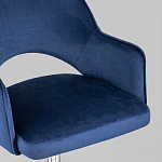 Кресло для компьютерного стола Veloury Blue варинант исполнения - 7 | Loft Concept в Волгограде