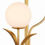 Торшер с золотым каркасом в виде стебля с листьями Inspired by Nature варинант исполнения - 2 | Loft Concept в Волгограде