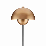Торшер с куполообразным абажуром на чёрном мраморном основании Riverside Floor Lamp варинант исполнения - 1 | Loft Concept в Волгограде