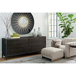 Настенное круглое зеркало Romilly Round Mirror Black варинант исполнения - 2 | Loft Concept в Волгограде