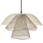 Подвесной светильник Beige Gold Mesh Lampshade Hanging Lamp варинант исполнения - 1 | Loft Concept в Волгограде