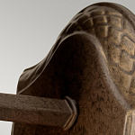 Бра для ванных комнат с прозрачным стеклянным плафоном в форме ананаса и декоративным основанием с рельефным узором Hinkley варинант исполнения - 7 | Loft Concept в Волгограде