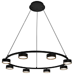 Люстра подвесная круглая черная Black Light Fixtures варинант исполнения - 1 | Loft Concept в Волгограде