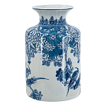 Ваза с мотивами цветущего сада с попугаями Vase Inspired by Nature варинант исполнения - 2 | Loft Concept в Волгограде