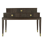 Премиальная Консоль с тремя ящиками Elsa Dreams Walnut варинант исполнения - 4 | Loft Concept в Волгограде