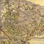 Обои ручная роспись Le Brésil Amarelo Deep Rich Gold варинант исполнения - 2 | Loft Concept в Волгограде