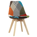 Стул с обивкой в стиле пэчворк Arvika варинант исполнения - 1 | Loft Concept в Волгограде