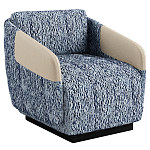 Дизайнерское Кресло William с кожаными подлокотниками  варинант исполнения - 1 | Loft Concept в Волгограде