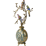 Бронзовый подсвечник Птичий рай Flora варинант исполнения - 4 | Loft Concept в Волгограде