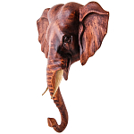 Панно из дерева голова слона Panel With Animals 30 варинант исполнения - 2 | Loft Concept в Волгограде