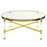 Кофейный столик со столешницей из стекла Crossy варинант исполнения - 1 | Loft Concept в Волгограде