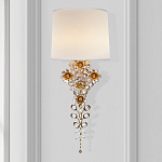 Бра с цветочным основанием и тканевым абажуром Tugella Flower Lamp варинант исполнения - 2 | Loft Concept в Волгограде