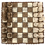 Шахматы  из  камня Cargador del Tiempo Chess Мексика ручная работа варинант исполнения - 2 | Loft Concept в Волгограде