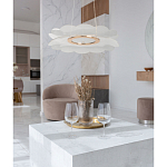 Люстра с прозрачным волнистым плафоном в форме цветка Ethereal Bloom варинант исполнения - 12 | Loft Concept в Волгограде