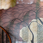 Обои ручная роспись Willow & Waves Original colourway on Edo painted Xuan paper with antiquing варинант исполнения - 2 | Loft Concept в Волгограде