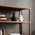 Стеллаж в гостиную для книг Moon Walnut Furniture варинант исполнения - 6 | Loft Concept в Волгограде