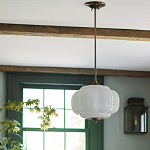 Подвесной светильник с абажуром из молочного стекла Vintage Charm варинант исполнения - 3 | Loft Concept в Волгограде