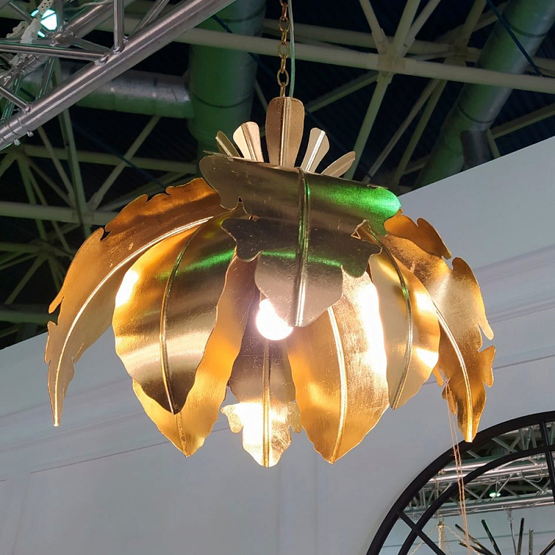 Подвесной светильник Tropical Leaves Hanging lamp Золотой Подвесной светильник Tropical Leaves Hanging lamp Золотой в Волгограде | Loft Concept