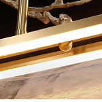 Люстра прямоугольная из фактурного стекла Chandelier Beam варинант исполнения - 9 | Loft Concept в Волгограде