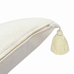 Подушка с цветочным принтом и кисточками Blooming Elegance Harper варинант исполнения - 3 | Loft Concept в Волгограде