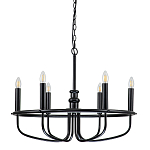 Люстра круглая с 6-ю лампами Kichler варинант исполнения - 1 | Loft Concept в Волгограде