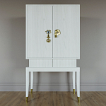 Кабинетный шкаф Elsa Dreams White с 2-мя ящиками варинант исполнения - 5 | Loft Concept в Волгограде