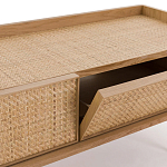 ТВ-тумба с плетеным декором Buckley Wicker TV Stand варинант исполнения - 4 | Loft Concept в Волгограде