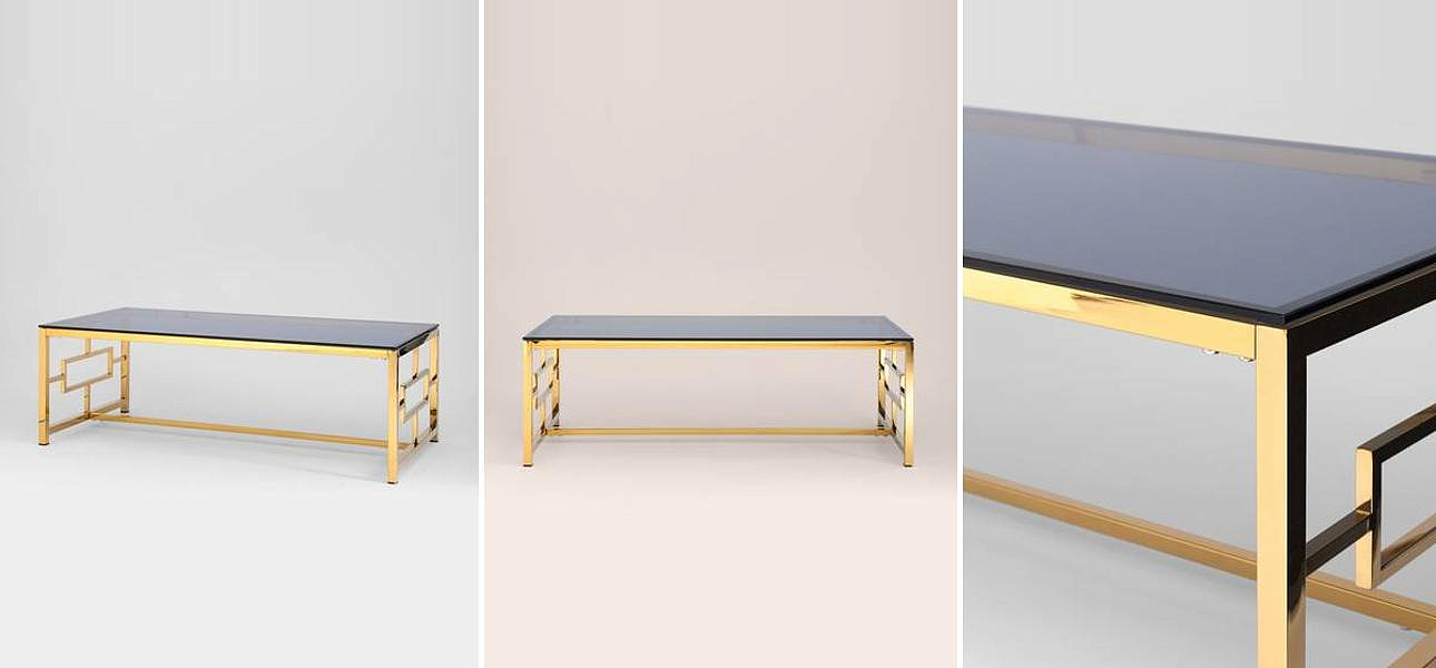 Столик кофейный Milan Tables Gold Столик кофейный Milan Tables Gold - Loft-Concept в Волгограде