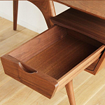 Письменный стол прямоугольный с 2-мя ящиками и полкой Idenontal варинант исполнения - 3 | Loft Concept в Волгограде