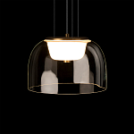 Подвесной светильник с куполообразным прозрачным стеклянным плафоном Grada Light варинант исполнения - 4 | Loft Concept в Волгограде