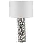 Настольная лампа с узором вдоль колоннообразного основания Scenic Surface варинант исполнения - 3 | Loft Concept в Волгограде