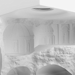 Встраиваемый в стену гипсовый светильник под покраску в античном стиле Antiquity Athena варинант исполнения - 10 | Loft Concept в Волгограде