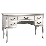 Стол рабочий белый из массива бука с 5-ю ящиками White Provence варинант исполнения - 1 | Loft Concept в Волгограде