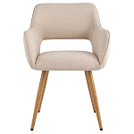 Стул в рогожке бежевого цвета NEASAN STOOL варинант исполнения - 2 | Loft Concept в Волгограде