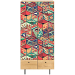 Шкаф с принтом Dominoes варинант исполнения - 2 | Loft Concept в Волгограде